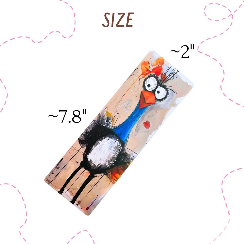 Farm Animals Bookmarks 10PC Cute Markers for Reading Women Teacher Gift Set Fun Cool Book Lover End of Year Student Gifts Bulk Graduation Ideas Library Supplies Reading Strips Classroom Must Haves