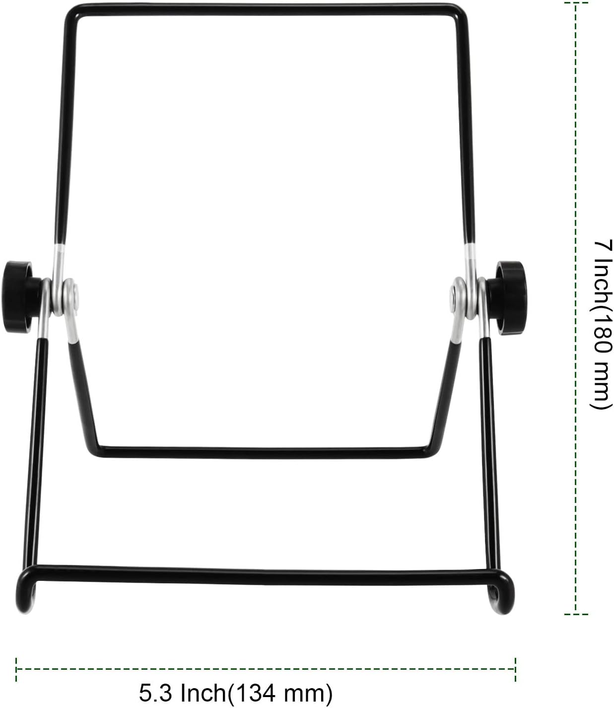 PINGEUI 20 Pack 7" x 5.3" Adjustable Iron Display Stand for Tablet, Books, Photos, Plates, Cookbooks - Foldable Wire Holder