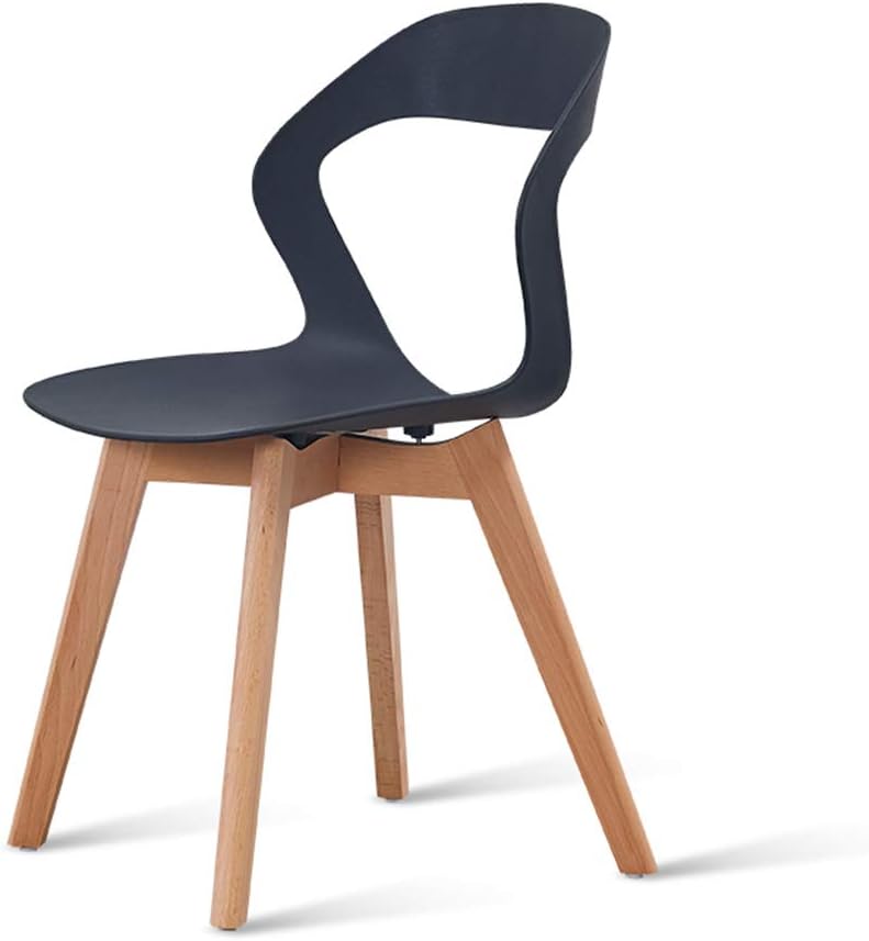 RXBFD Comfortable Chair Mid Century Modern Chair with Solid Wood Legs,Ergonomically Designed Comfort Curve,for Living Room/Cafe/Lounge/Study Room/Dining Room/Pub,5 Colors Leisure Chair
