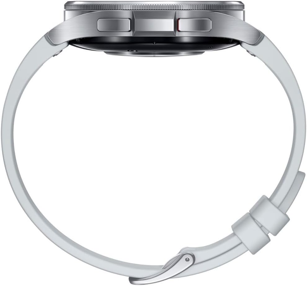 SAMSUNG Galaxy Watch 6 Classic 47mm Stainless-Steel Smartwatch w/ Fitness Tracker, Heart Monitor, BIA Sensor, Bluetooth – Silver