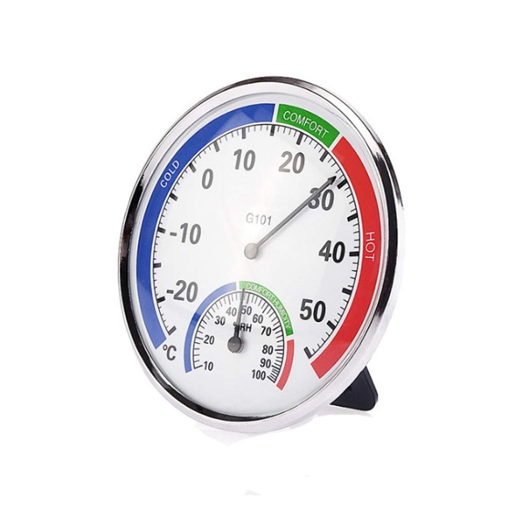 Digital Temperature and Humidity Meter, Indoor and Outdoor Decorative Thermometer, Suitable for Garden, Swimming Pool, Kitchen, Terrace
