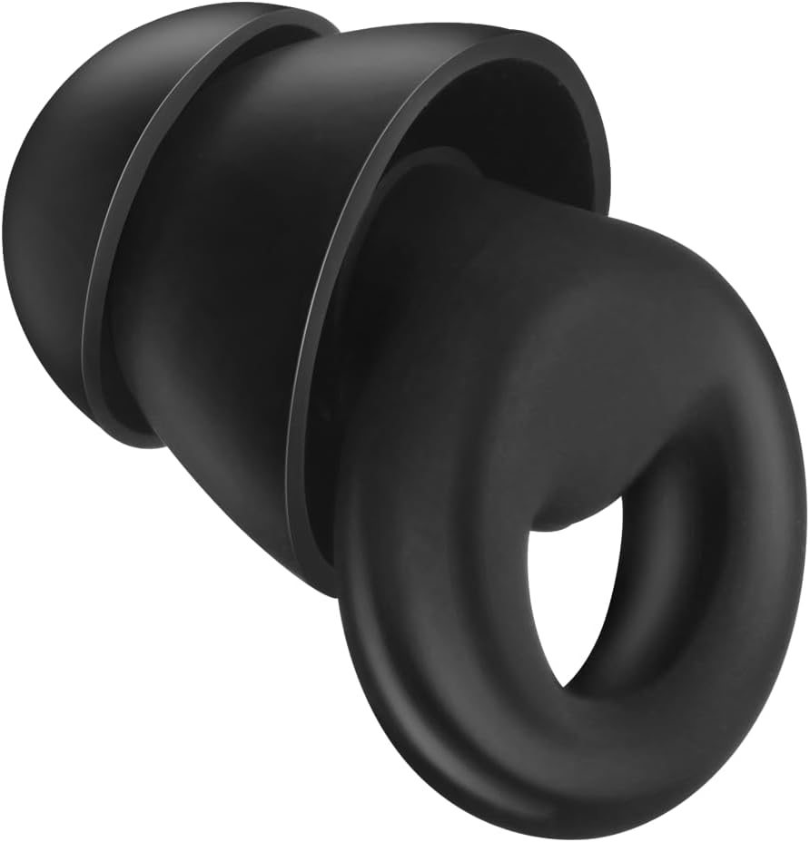 Ear Plugs for Sleeping Noise Cancelling，1 Pairs Reusable Silicone earplugs，Suitable for Concentration, Study, Work, Travel, and snoring – 6 Pairs Ear Tips (XS/S/L Sizes) and Storage case