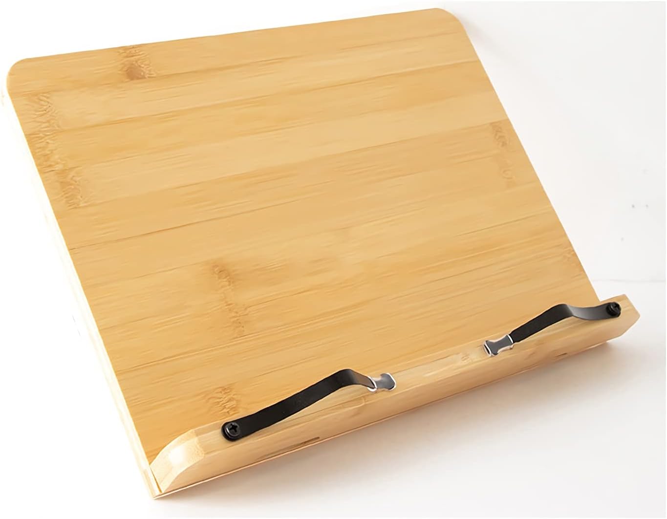 Book Stands and Holders for Reading Adjustable Book Reading Stand with Foldable Tray Desktop Book Holders for Textbook Recipe Laptop Tablet Smartphone for Display for Kitchen and Office ()