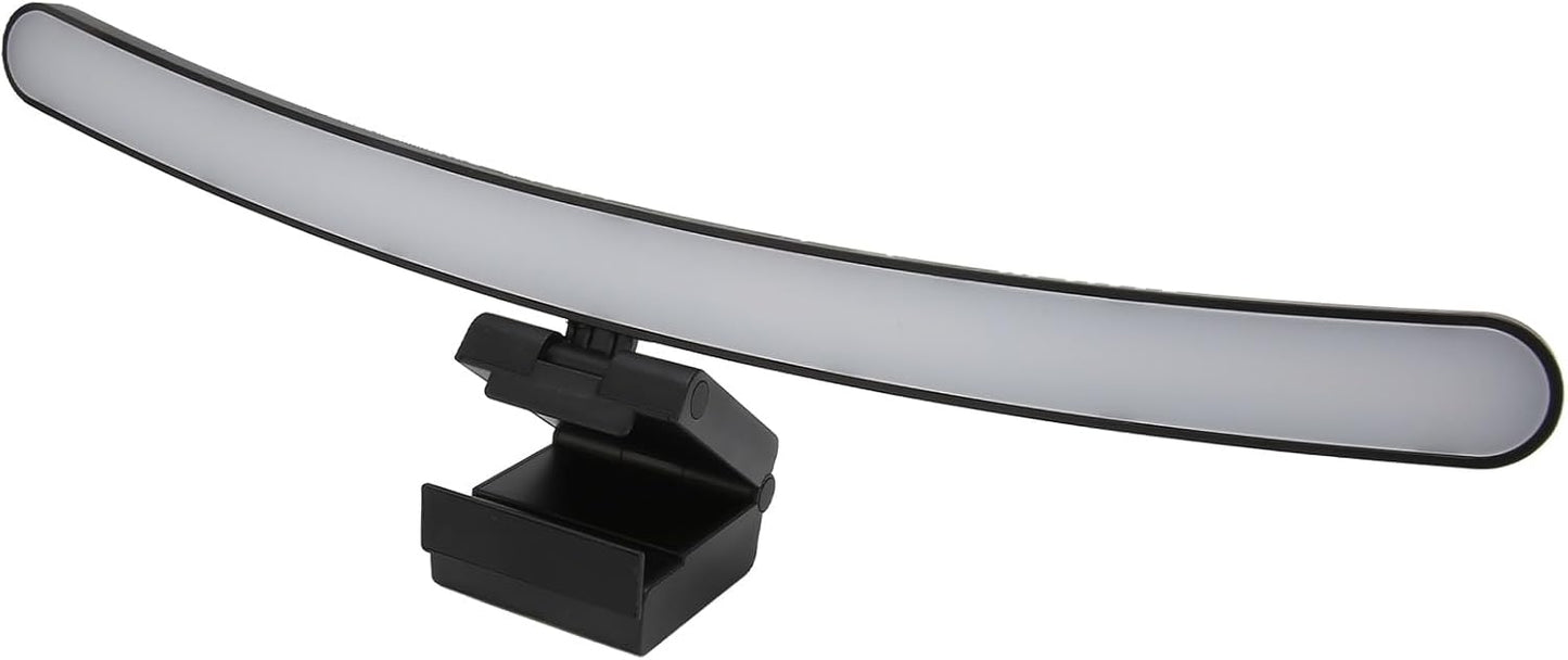 Curved Monitor Light Bar for Curved Monitor, Computer Monitor Lamp Bar with 3 Color Temperature Modes Stepless Dimming, Touch Control Computer Screen Lamp, for Work and Office
