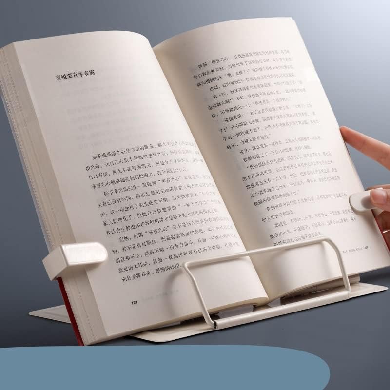 Adjustable Portable Metal Reading Book Holder Support Document Shelf Bookstand Tablet Music Score Stand
