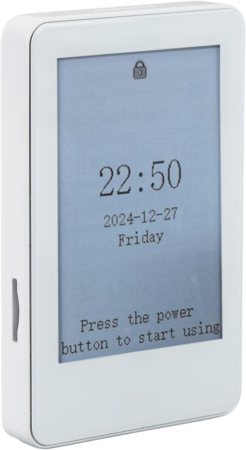 Ink Screen Book Reader, EInk Display, Portable Electric Reader with 2.7 Inch Touchscreen, BT MP3 Player, Long Battery Life Music Playback