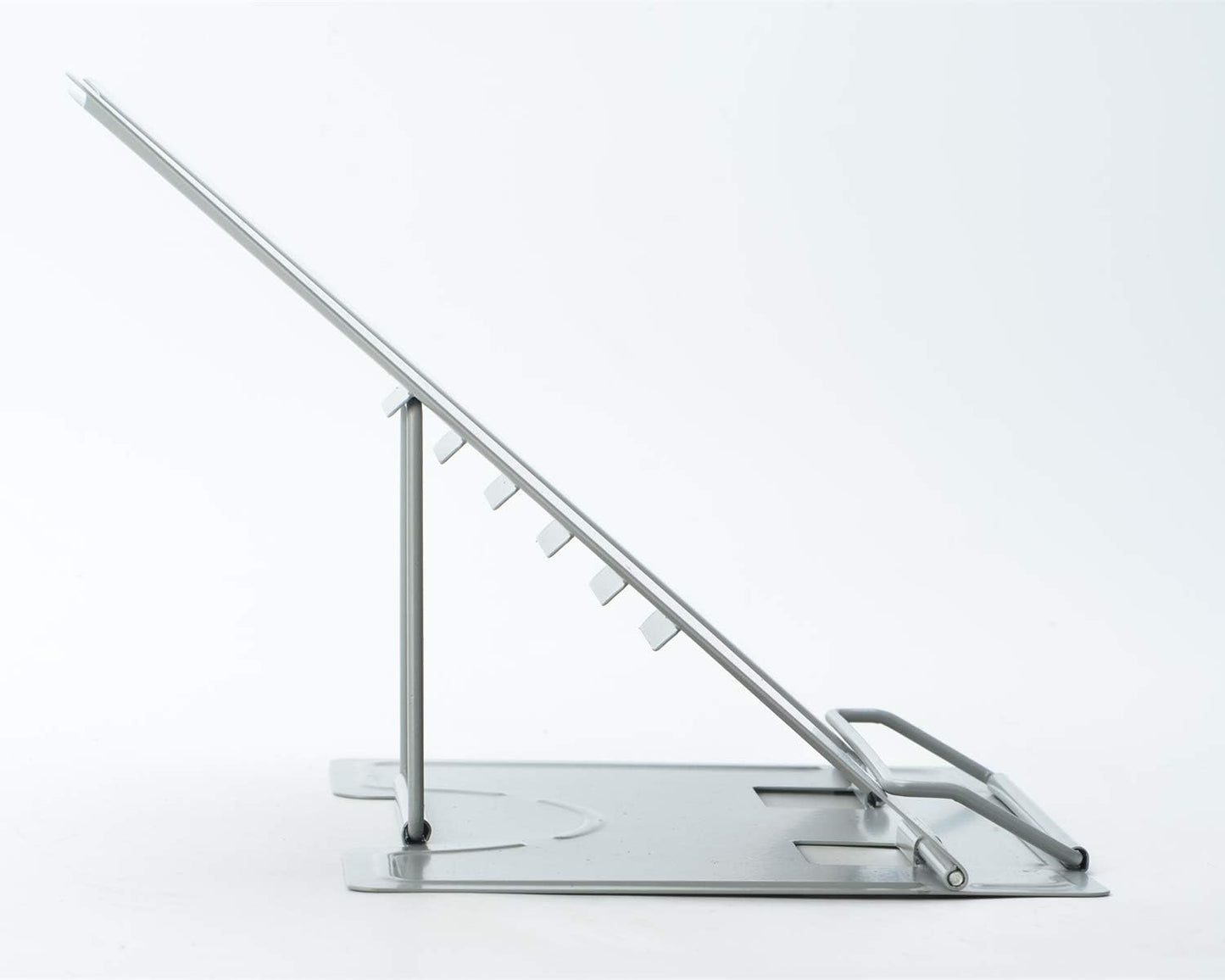 Citmage Desk Book Stand Document Holder Heavy Duty Metal Reading Stand with Book Magazine Menu iPad Music Score Speech Draft with 6 Adjustable Positions(Grey)