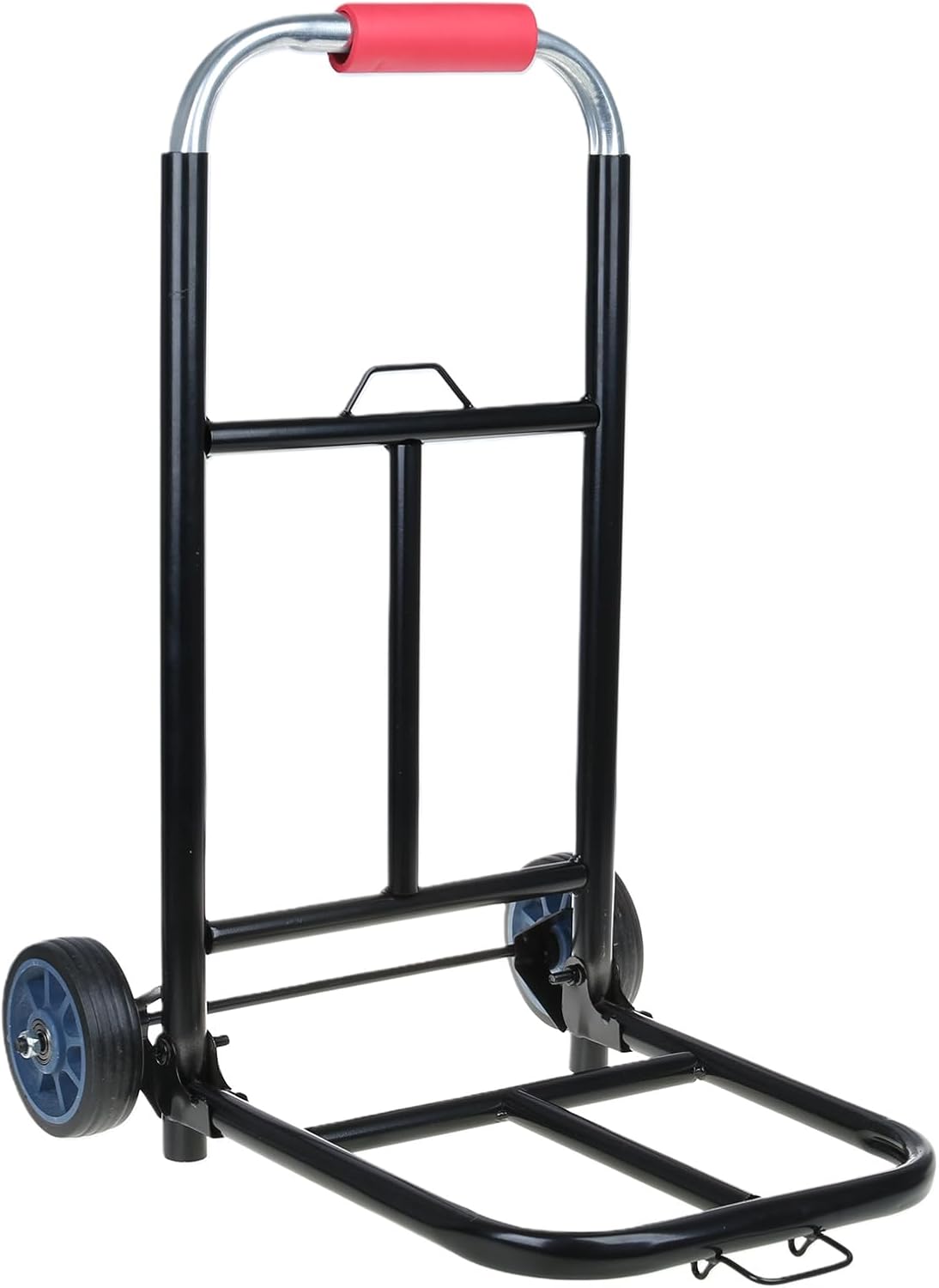 Functional Folding Hand Truck Portable Folding Trolley For Easy Maneuvering Practical Cart For Urbans Shoppers