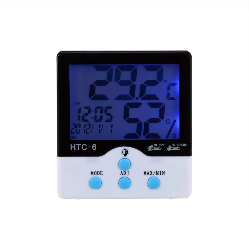 High Accuracy LCD Digital Thermometer Hygrometer Indoor Electronic Temperature Humidity Meter Clock Weather Station