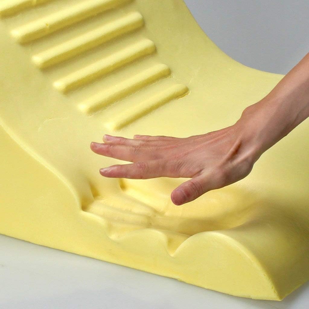 Lumbar Pillow - Therapeutic Foam Bed Wedge Pillow, with Memory for Comfortable and Restful Sleeping Alleviates Neck