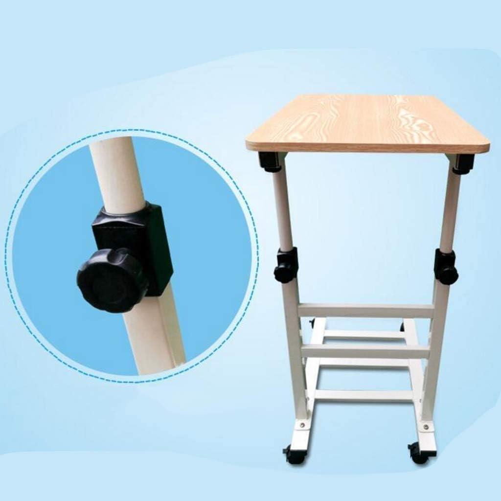 Computer Desk - Portable Laptop Table, Height & Angle Adjustable, Standing, Notebook Stand Reading Holder for Couch Floor(Desktop Long 75cm Wide 40cm)