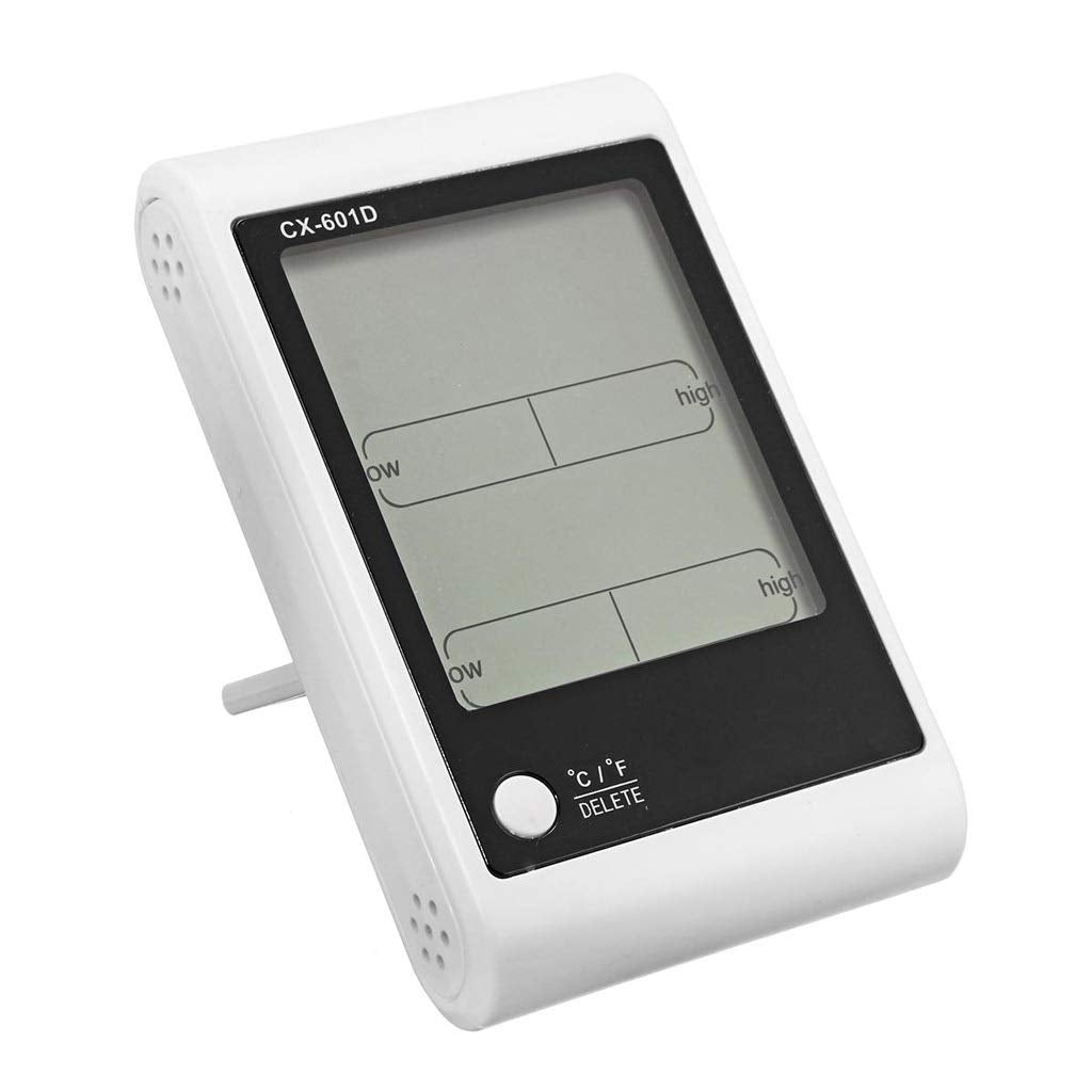 Digital LCD Indoor Thermometer Hygrometer ，High-Precision Electronic and, Memory Function