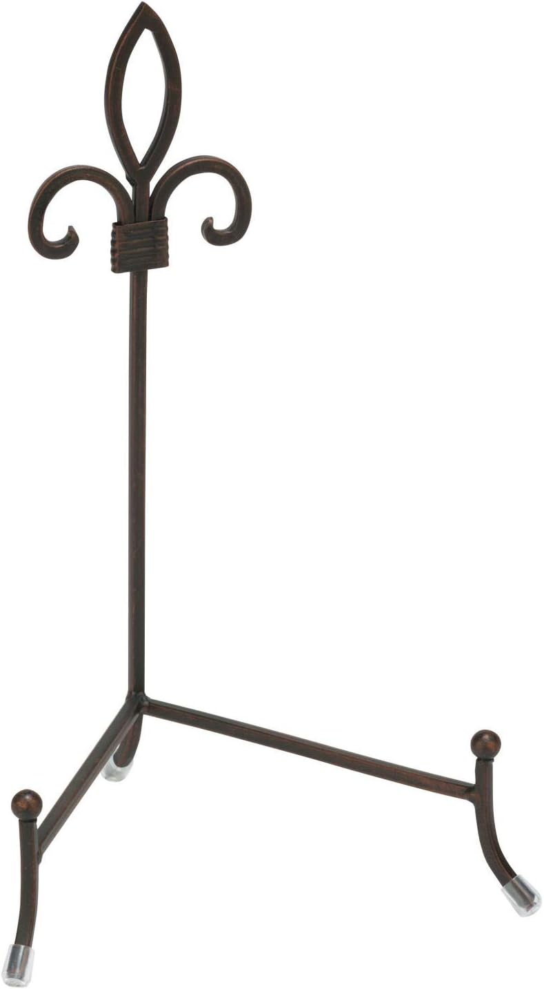 TRIPAR Large York Metal Display Stand for Pictures, Artwork, Bowls, Cookbooks, Platters, & Plates