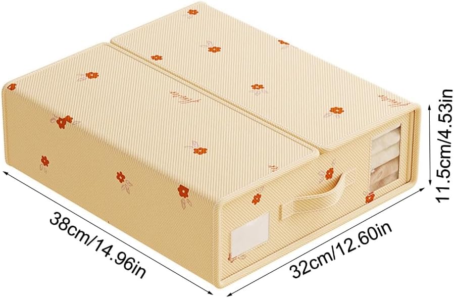 Ventilated Not Interlaced Pliable Planner Box Clear Window Compartment Home Bedroom Closet Storage Answer