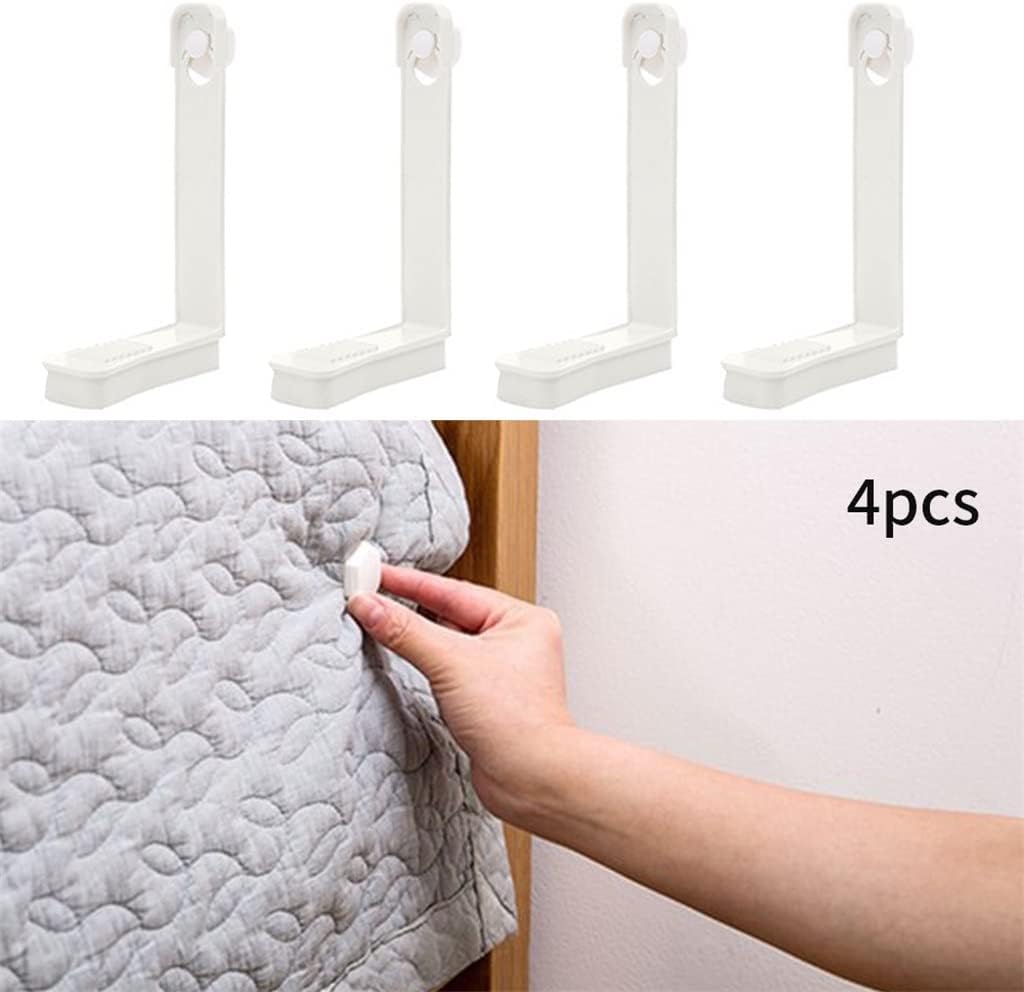 4pcs Room Decor Mattress Needle Sheet Holder Non Slip Bedroom Fasteners Accessories Clip Fixed(Gray)