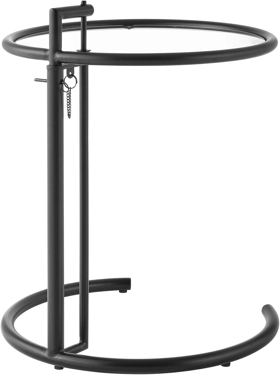 Modway EEI-125-BLK 아일린 그레이 메탈 사이드 테이블, 블랙
