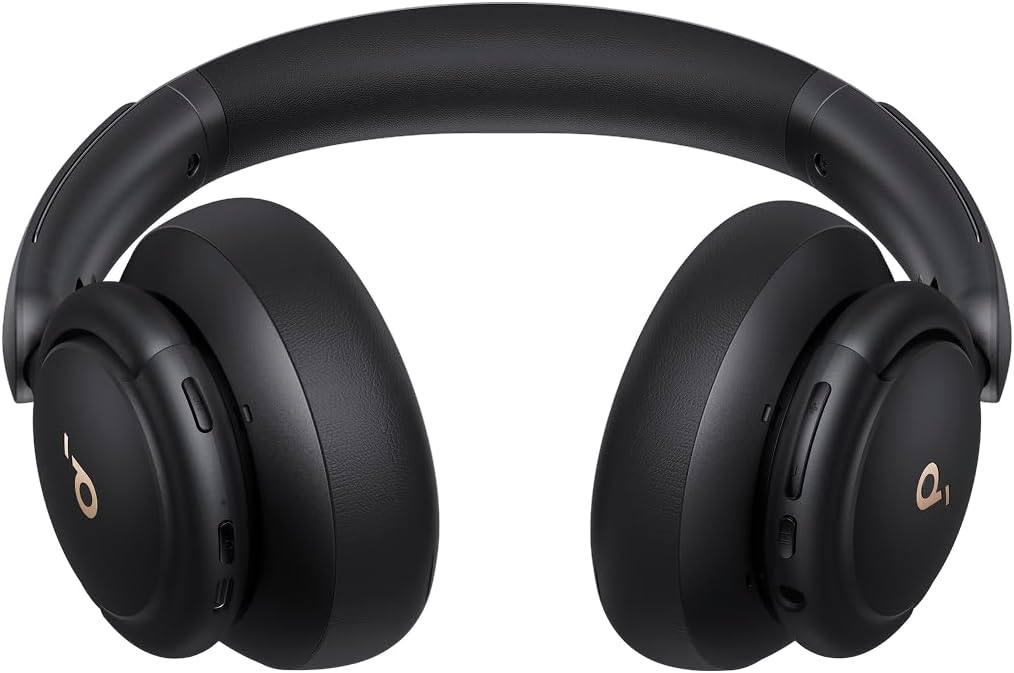 Soundcore Q30 by Anker, Hybrid Active Noise Cancelling Headphones, Multiple Modes, Hi-Res Audio, Custom EQ via App, 50H Playtime, Comfortable Fit, Bluetooth, Multipoint Connection