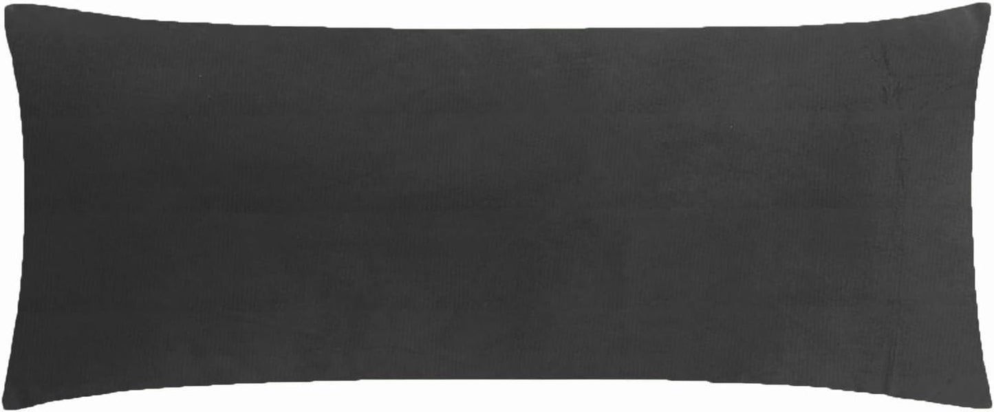 BedTreat Full Body Pillow with Removable Cover for Adults - Soft & Fluffy Body Pillow for Side Sleepers - Long & Breathable Body Pillow (20 X 54,Grey)