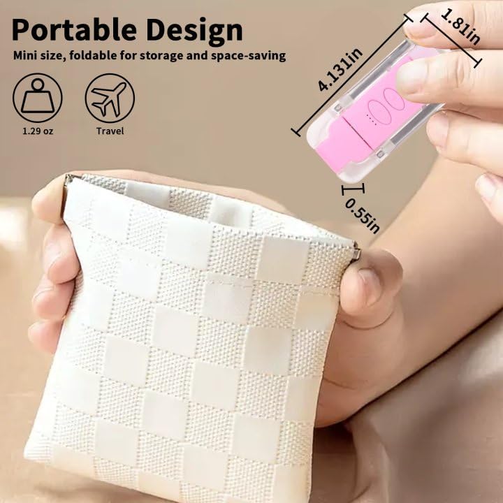 Clip On Book Light, USB Rechargeable Reading Light with 3 Color Modes, 5 Brightness Levels, Flexible Clamp Arm for Bed and Travel(Pink, Clip On)