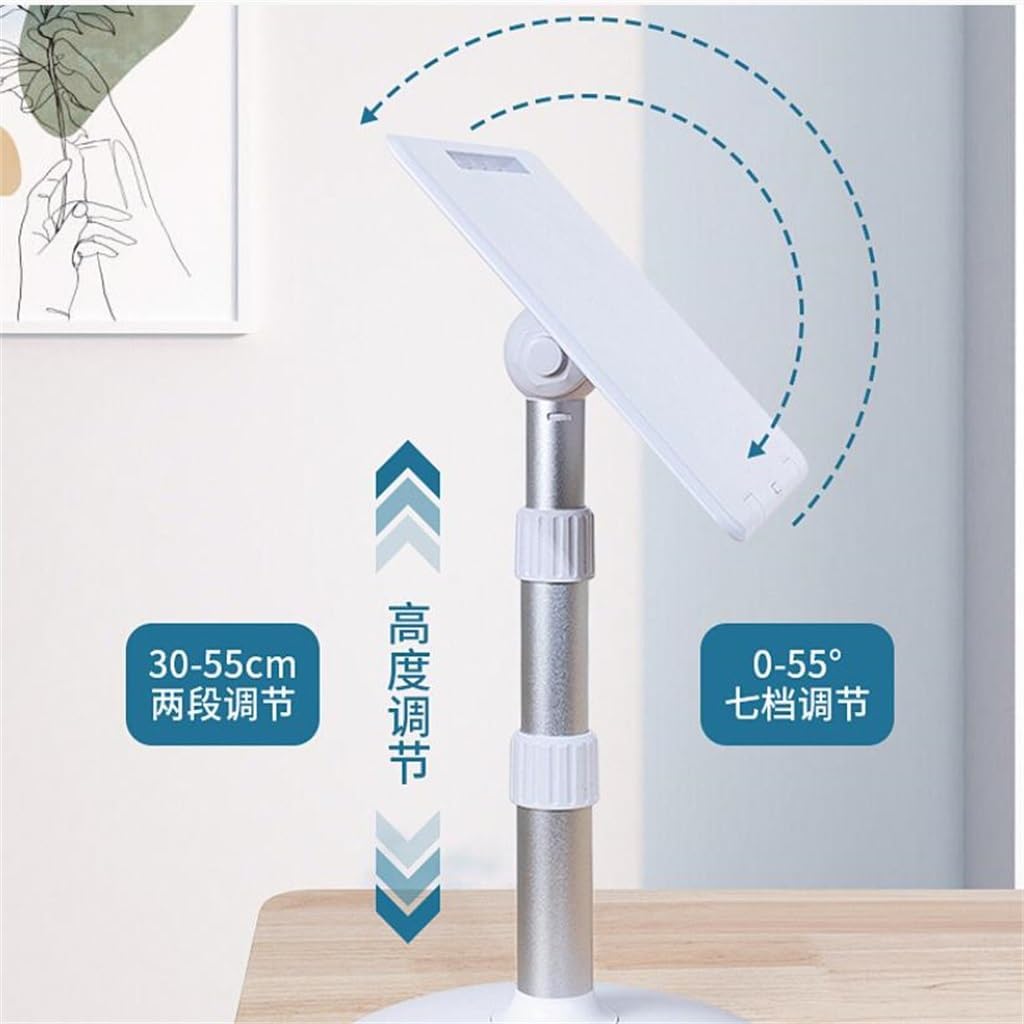Floor Mounted Reading Stand with Adjustable Lifting and lowering, Bed Table Sitting Posture Device