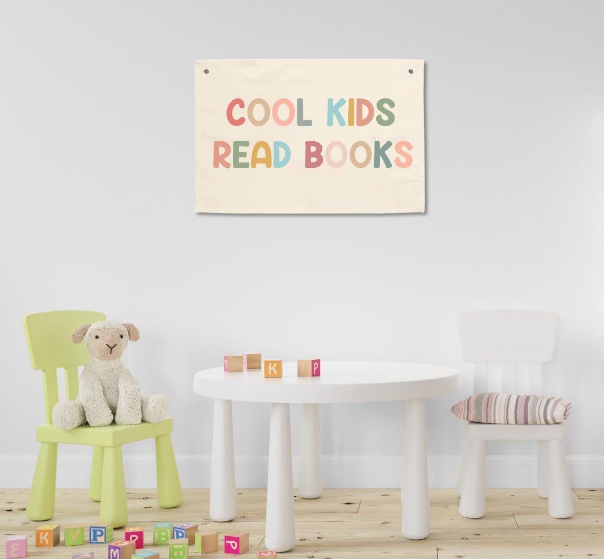 Read Banners For Classroom Wall Art Reading Books Sign Cool Kids Read Books Signs Girl Boys Children Playroom Decor Boho Banner Rainbow Book Themed Classrooms Learning Decorations
