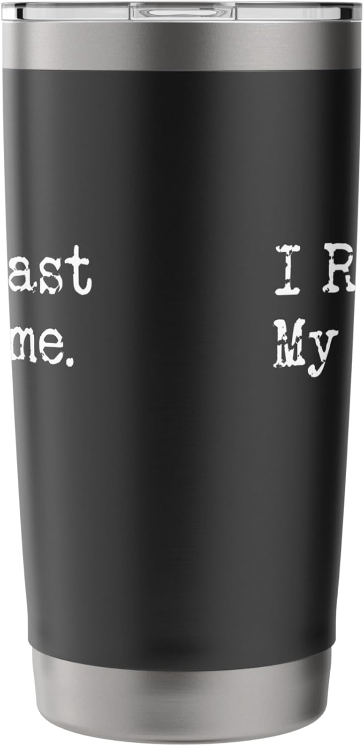 "I Read Past My Bedtime." Book Lovers, Librarian, Bookworm Stainless Steel Insulated Tumbler