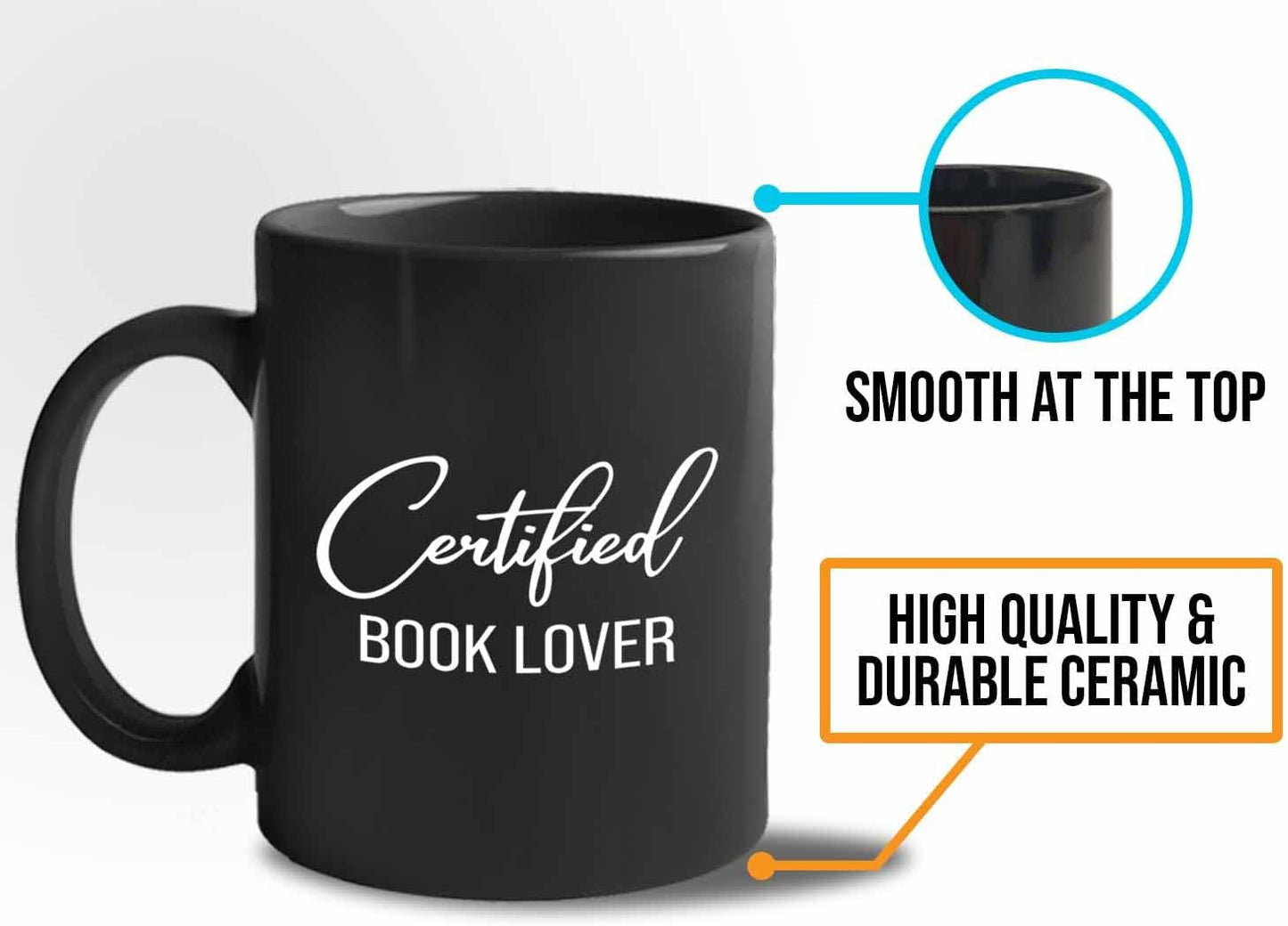 Bubble Hugs Book lovers Coffee Mug 11oz Black - Certified Book - Author Writer Library Editor Introvert Lovers Cat Chill Relax Bookworm Reading