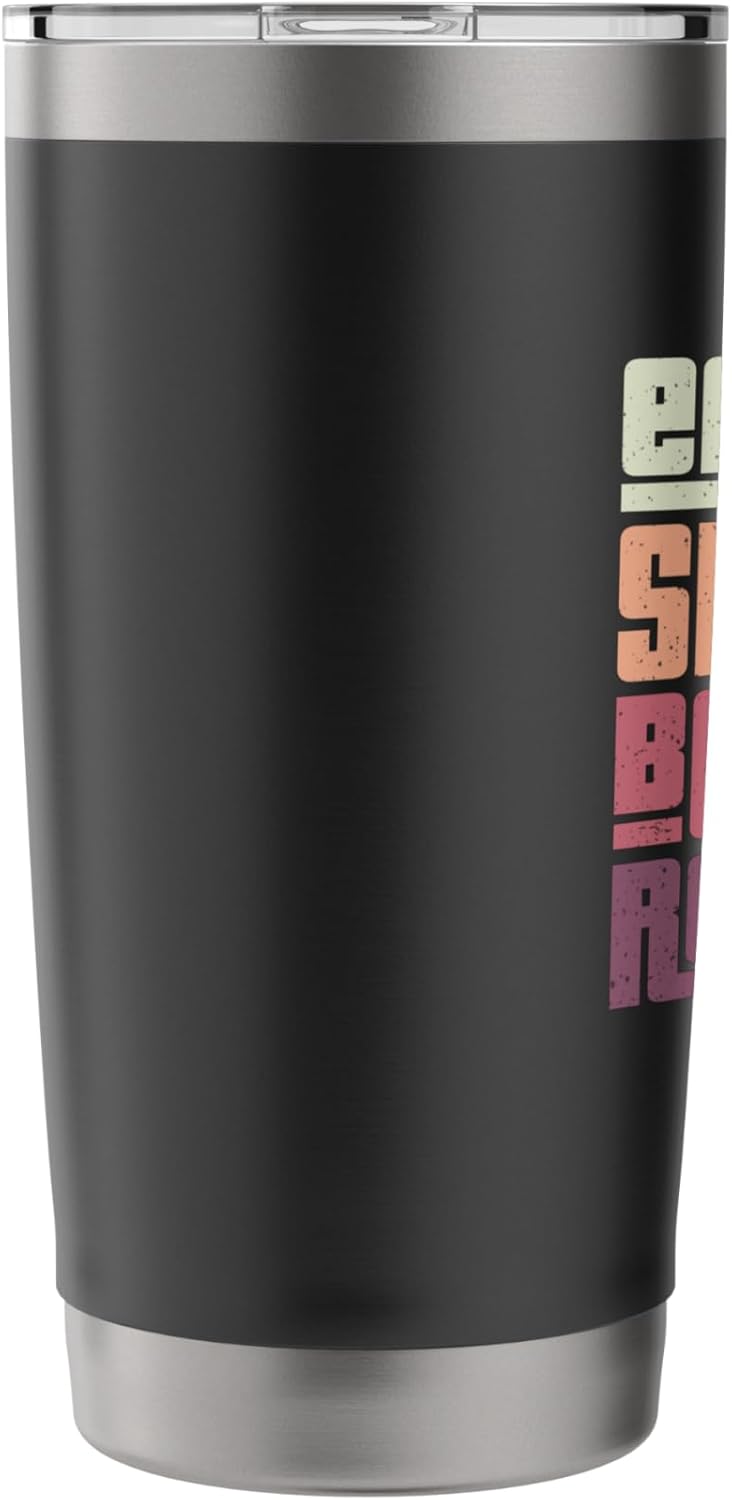 Eat Sleep Books Repeat Reader Bookworm Reading Lover Stainless Steel Insulated Tumbler