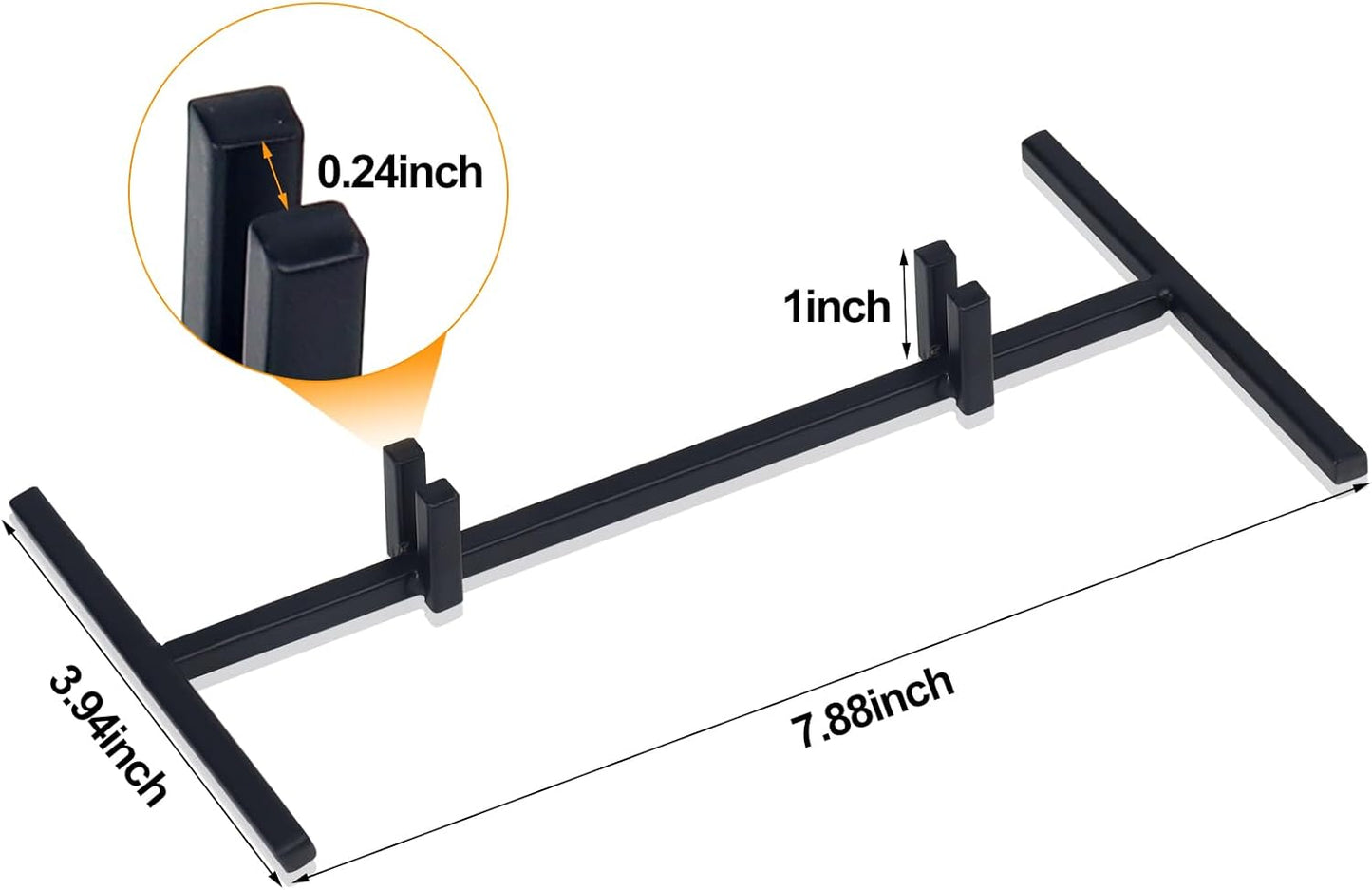 5 Pcs Metal Display Stand，Glass Stands For Display，Art Stands Suitable For Colored Ceramic Tiles, Glass Art Creation, Photo, Plaques, And Collectibles，Used For Home, Office, Or Trade Shows（Black）