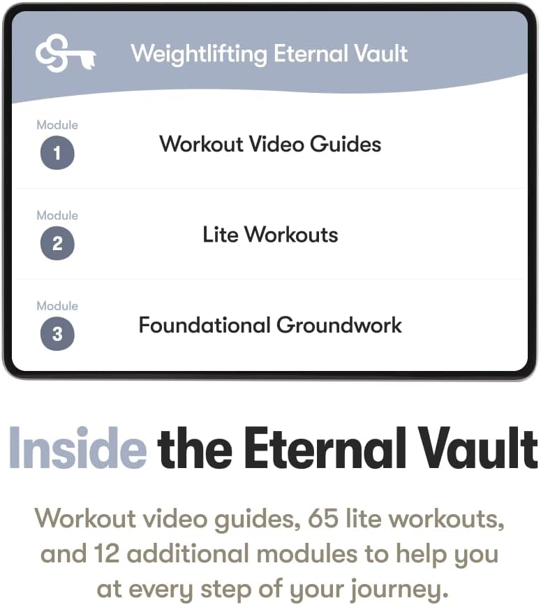 The Weightlifting Transformation Gym Buddy Journal by Habit Nest. 12-Week Trainer & Progress Tracker. Requires Full Gym Equipment. 65 Video Guided Workouts with Sets, Reps & Tracking Space.
