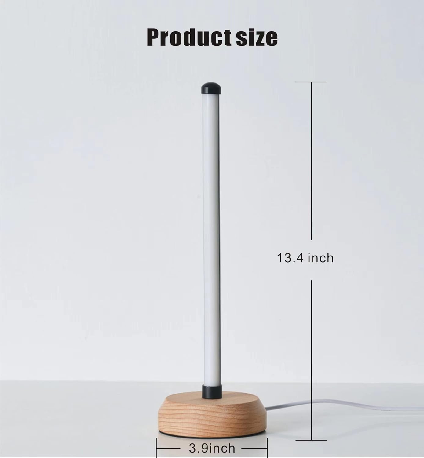 Bedside Table Lamp for Bedroom , 3-Color Temperature Lamp,Bedroom Bedside Night Light, Dimmable Led Lighting, Small Table Lamps for Living Room OfficeCreative Home Decor, Unique House warmging Gif