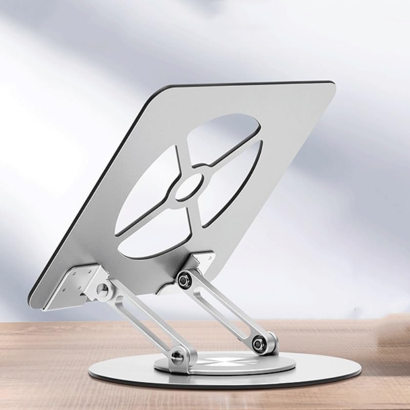 Degree Rotatable Laptop Stand Desktop Vertical Elevation Suspended Lifting