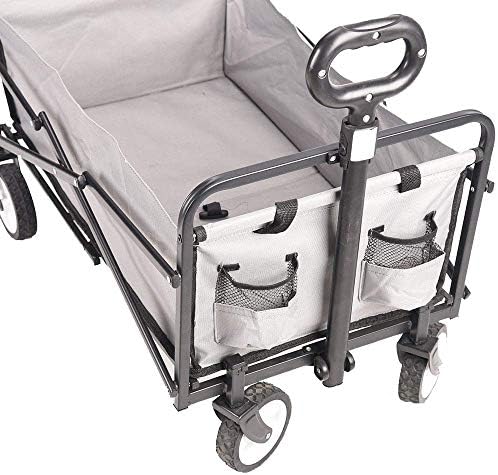 Portable Camping Cart,Garden Cart Foldable Pull Wagon Stroller Camping Cart Station WagonChildren's WagonFestival Trolley Outdoor