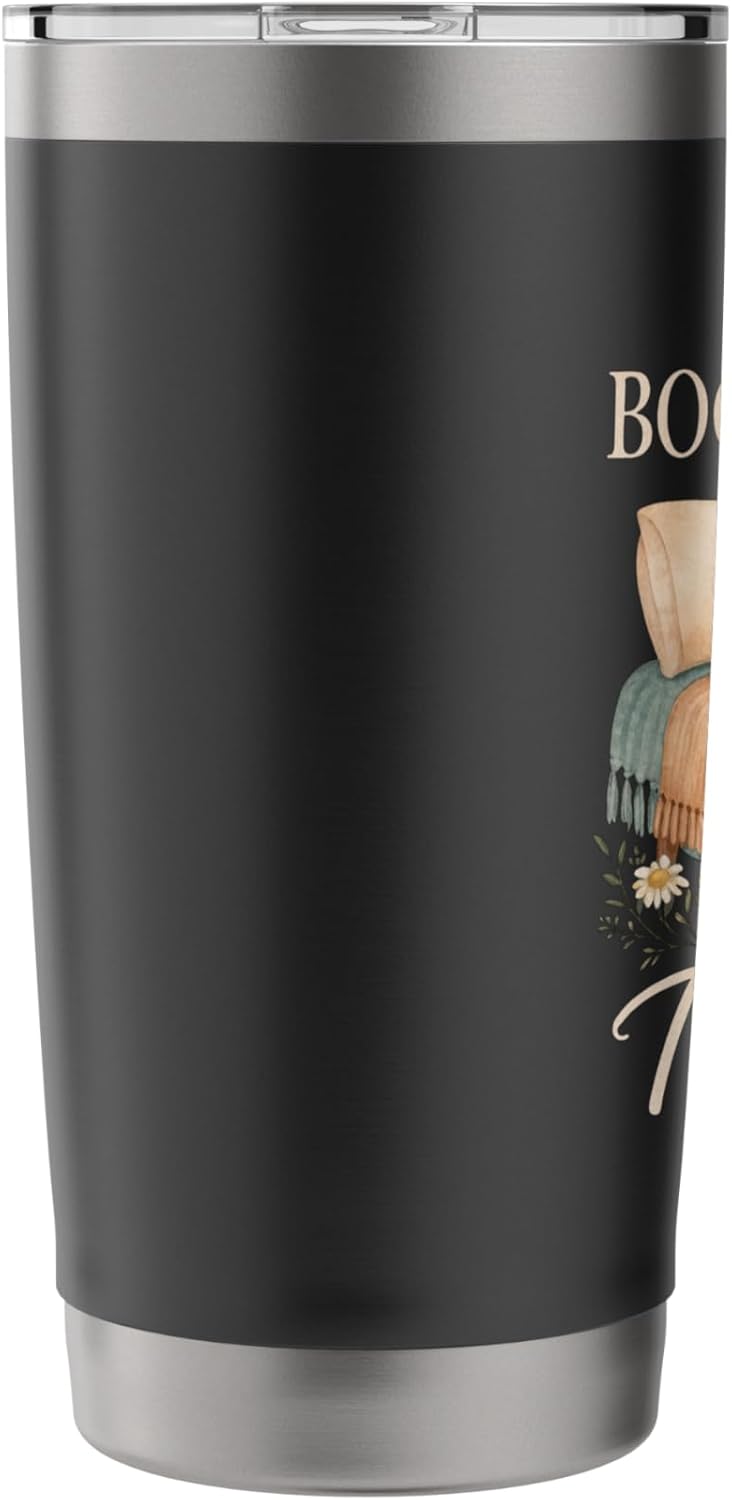 Books Are My Therapy Cozy Reading Nook Aesthetic Stainless Steel Insulated Tumbler