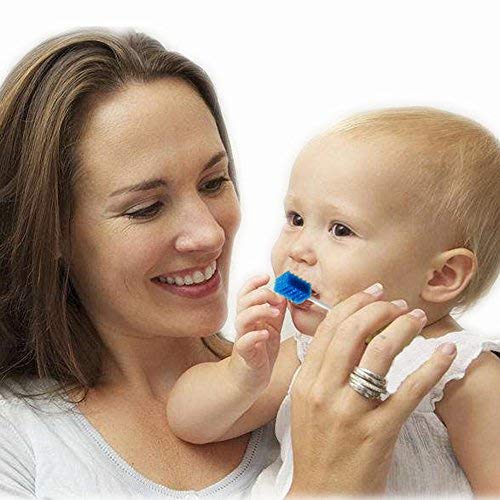 Oral Care Swabs Disposable- Blue 100 Counts