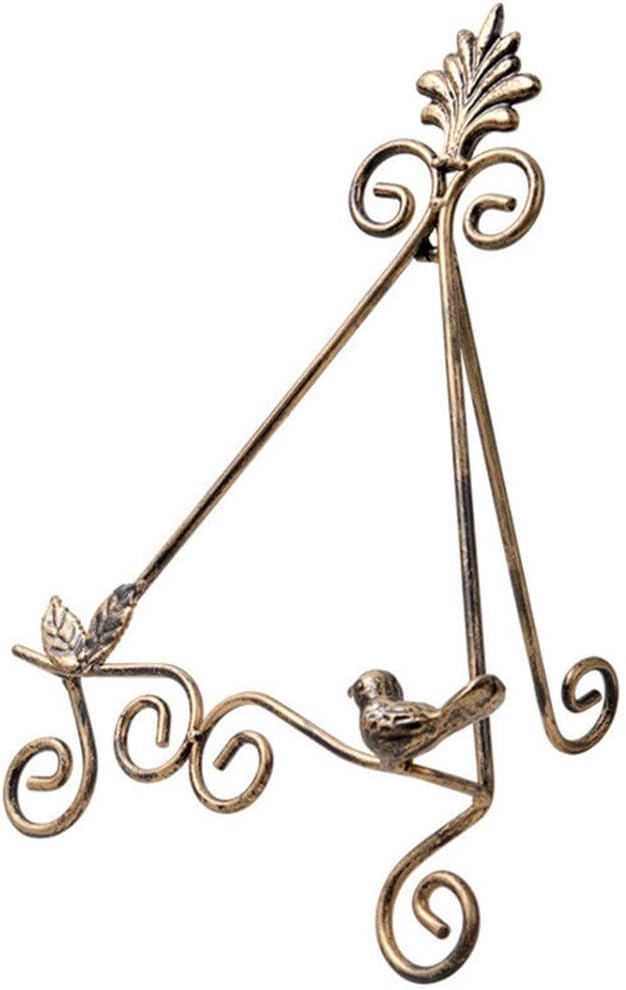 Decorative Plate Stand Holder Picture Frame Art Easel Display Stand Book Stand for Books Decorative Rack for Plates