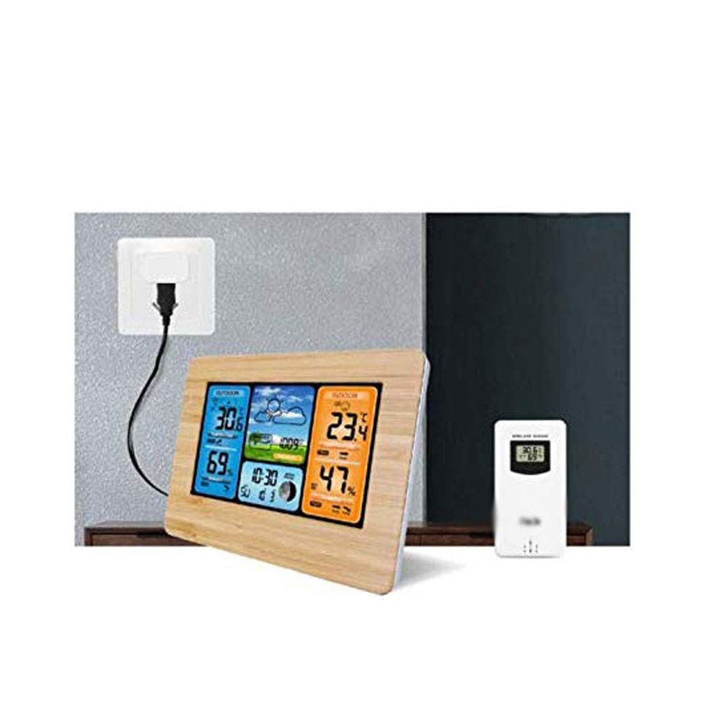 Room Thermometer - Color Screen Weather Clock Calendar Alarm(E)