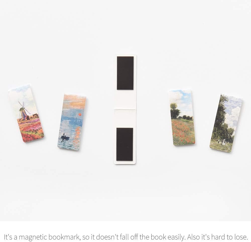 Monolike Magnetic Bookmarks Monet, Set of 5