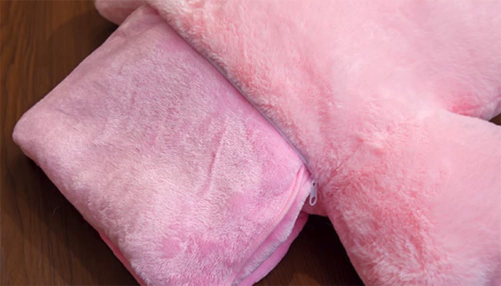 Tingting's Dream Office Chair Waist Pillow Sofa Lumbar Back Cushion Backrest Pillow Bed Rest Reading Pillow Cute Plush Lumbar Pillow (Pink Crown, 60×70CM/23.6"×27.56")