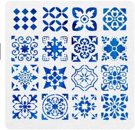 Beautiful Flower Vine Reusable Metal Journal Planning Stencils Stainless Steel Stencils for Painting Notebook Diary Painting On Wood Floor Wall Furnitur Engraving Bookmark Crafts DIY Art