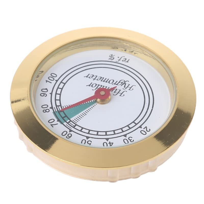 Mini Household Guitar Case Cigar Hygrometer High Precision Meter Tobacco Humidor