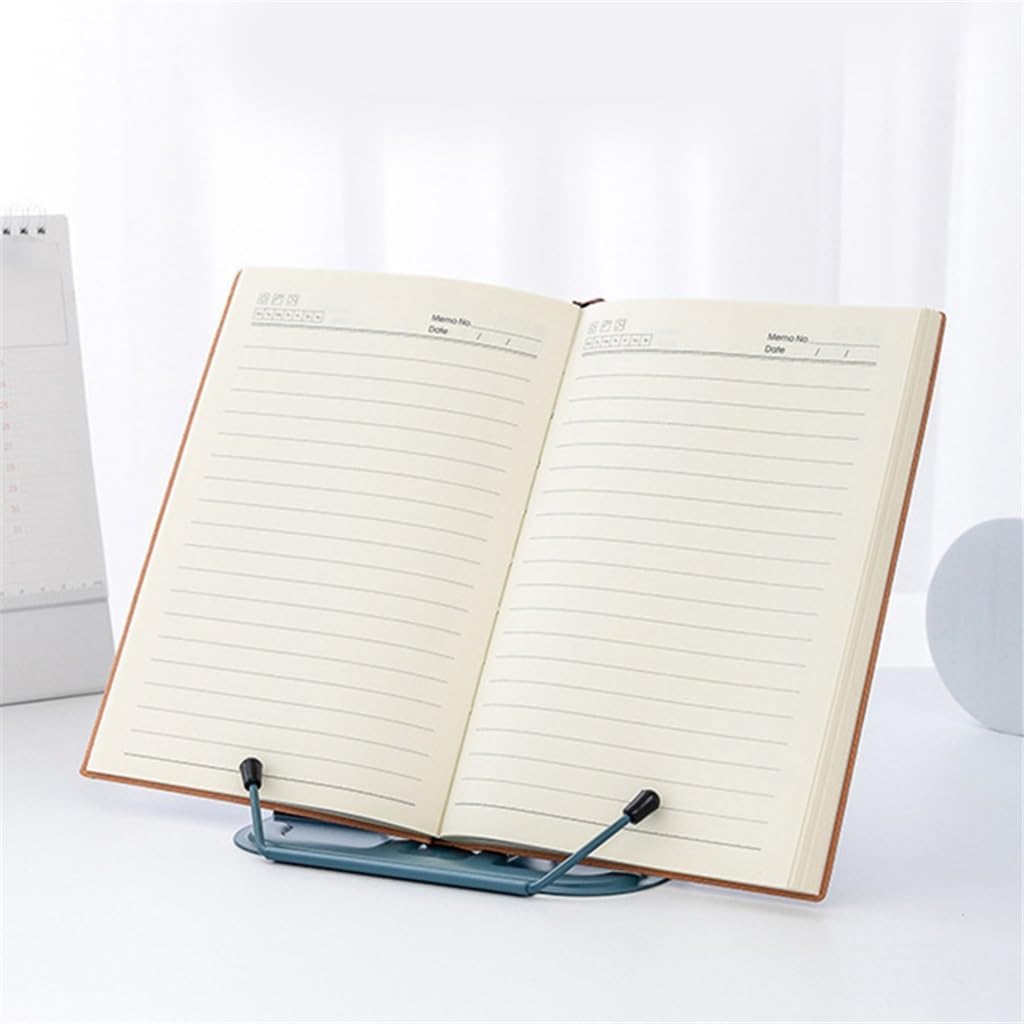 Bookshelf Kitchen Recipe Holder Metal Page Clip Portable Adjustable Textbook Stand