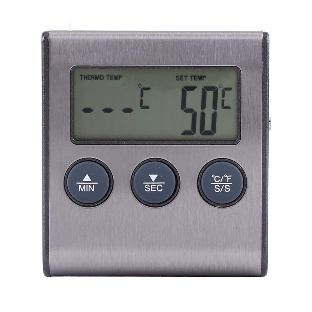 Digital LCD Thermometer for BBQ Grill Meat Oven Kitchen Food Cooking Temperature Measuring