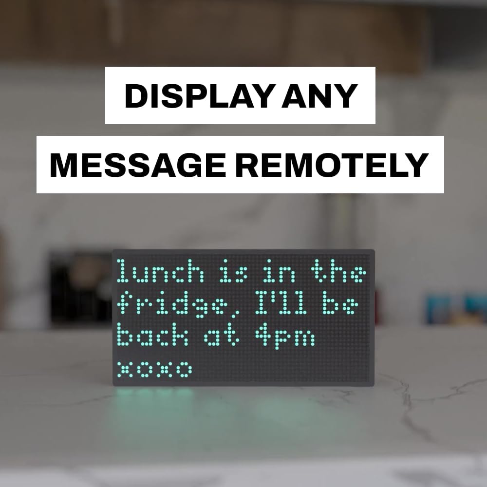 Tetra | Stocks & Crypto Ticker, Sports Scores, Weather, LED Display, Office Gift, Gift Room Decoration, Live Updates, animations