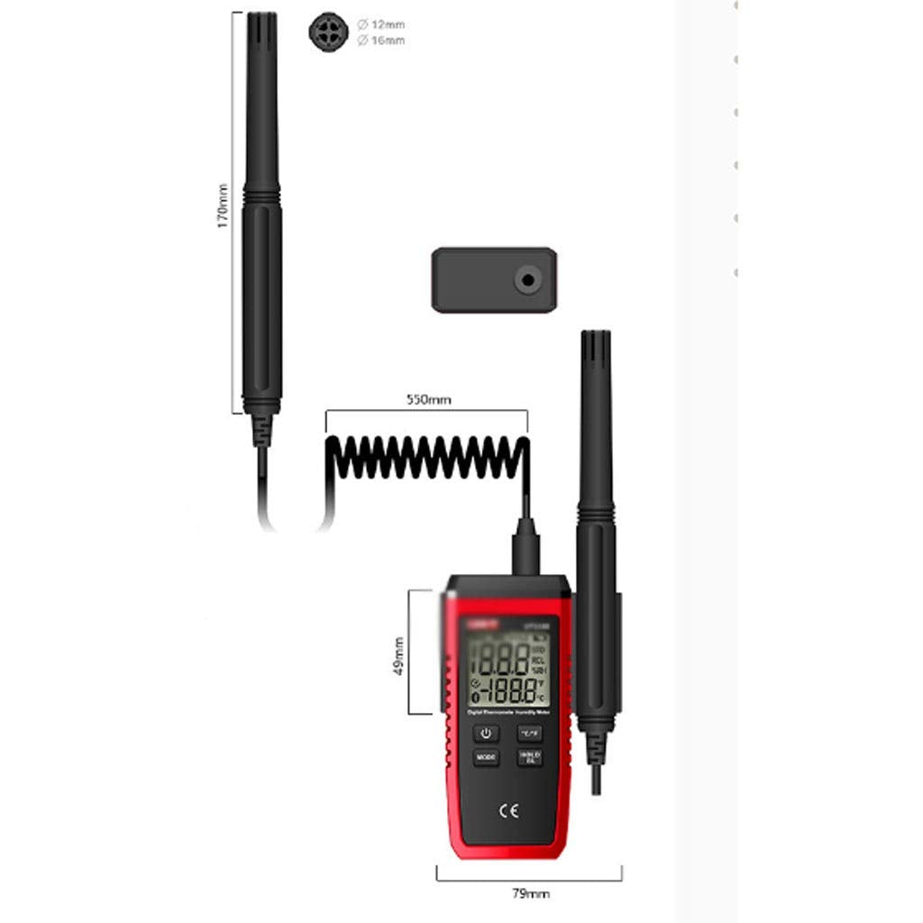 Room Thermometer - Precision Temperature and Humidity Meter Intelligent Industrial and