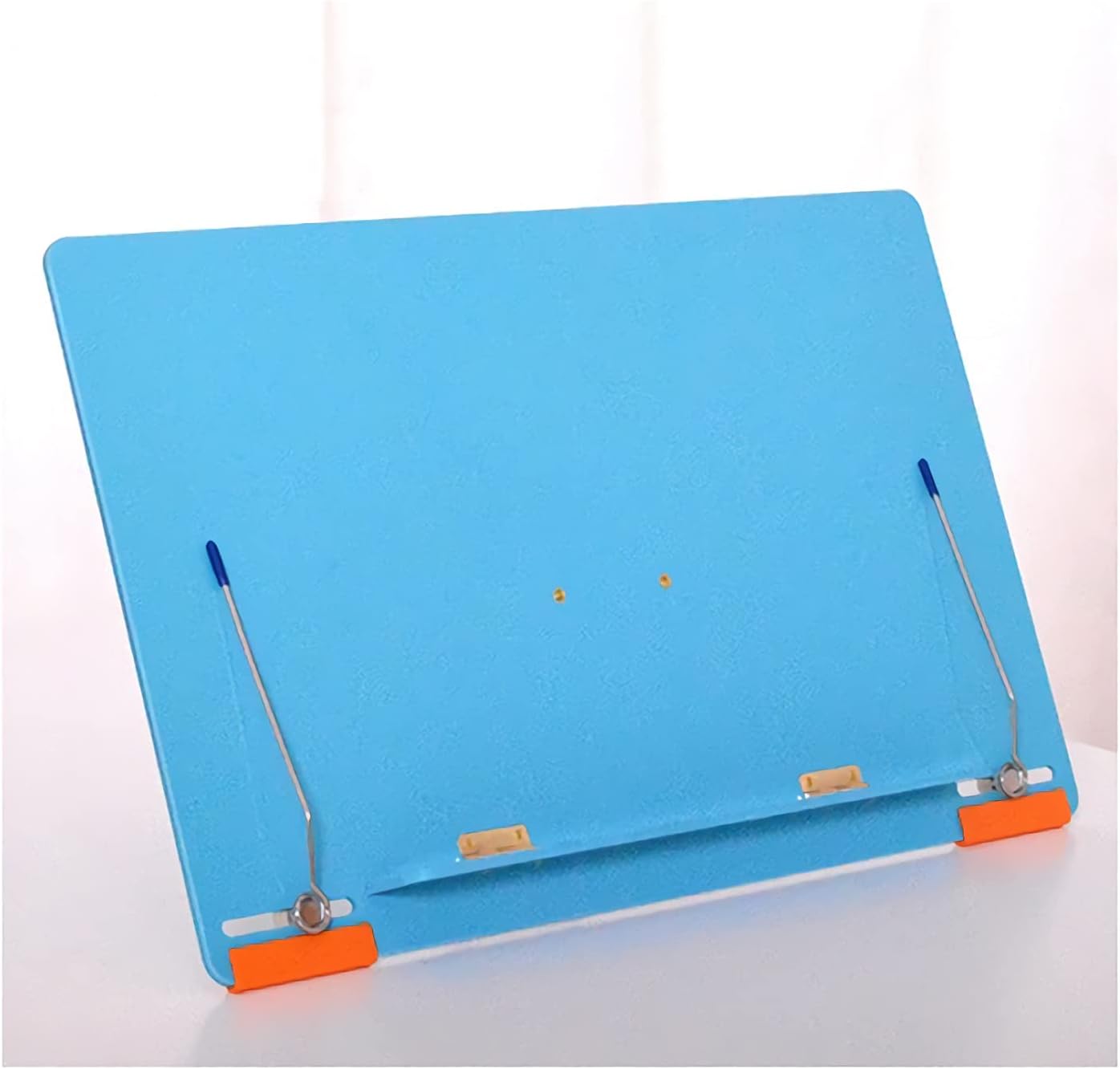 Book Stand Book Display Stand Cookbook Textbook Document Tablet Recipe Desk Stand Reading Rest Bookstand with Page Paper Clips 16 x 10 inch