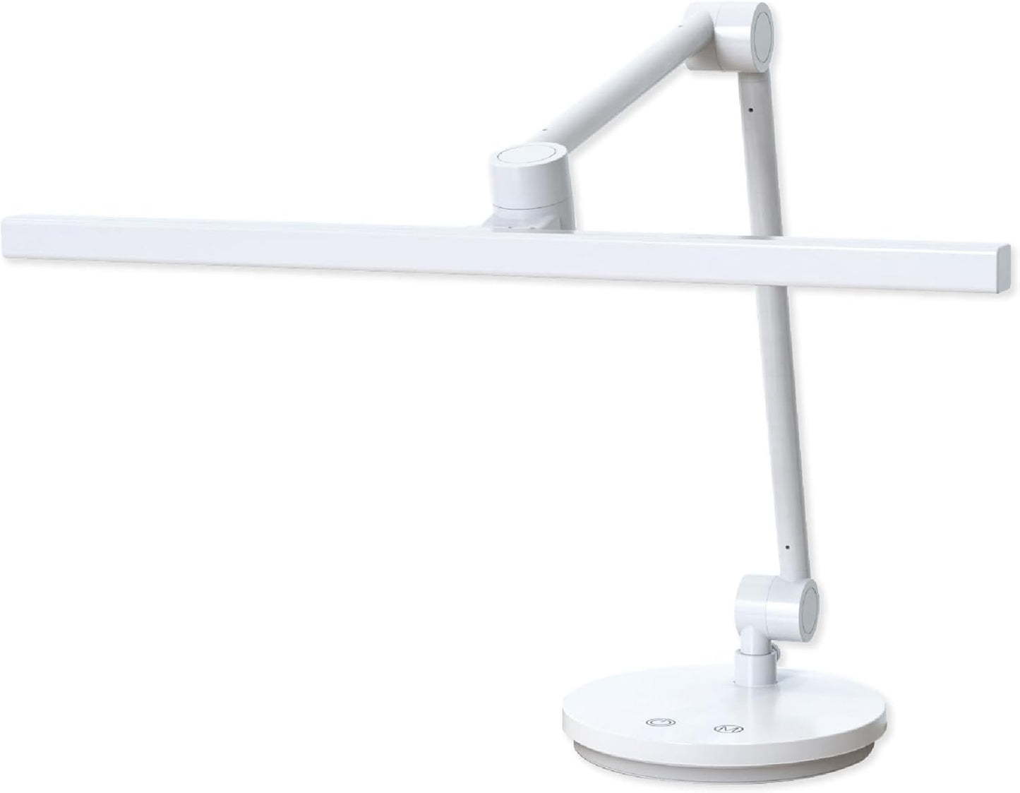 ArchDesk 18.9’ Desk Lamp: Dim, Warm~Cool White Adjustable, Anti-Glare, Sensor, 10W LED, Eye Protection, Foldable, Perfect for Painting, Design, Work, Study, Reading & Office (White)