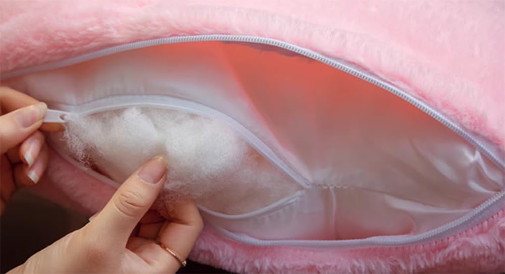 Tingting's Dream Office Chair Waist Pillow Sofa Lumbar Back Cushion Backrest Pillow Bed Rest Reading Pillow Cute Plush Lumbar Pillow (Pink Crown, 60×70CM/23.6"×27.56")