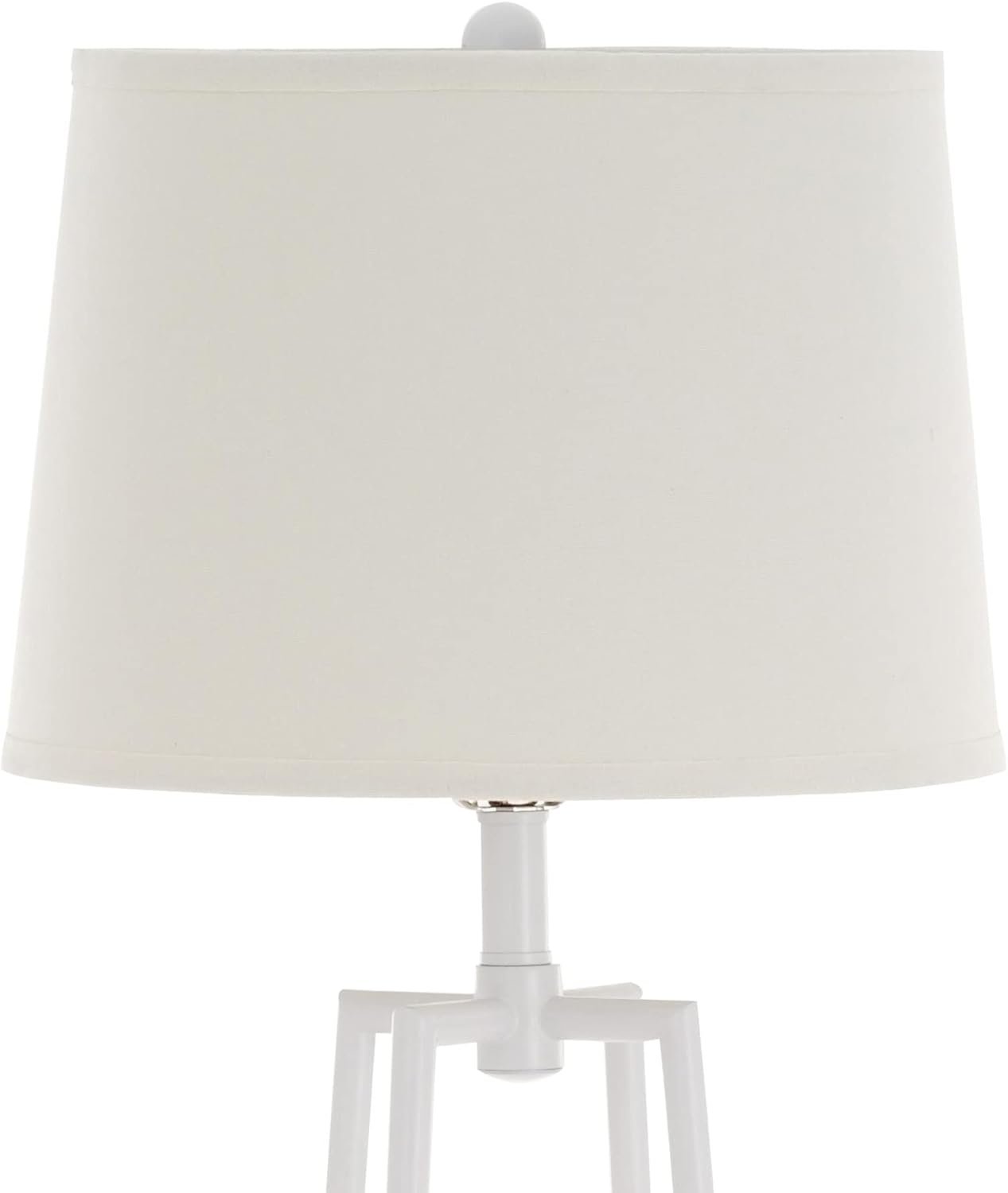 Catalina Lighting 19305-001 Modern Etagere Floor Lamp with Shelves, Standing Lamp, Living Room Light with Shelving, LED Bulb NOT Included, 58", White