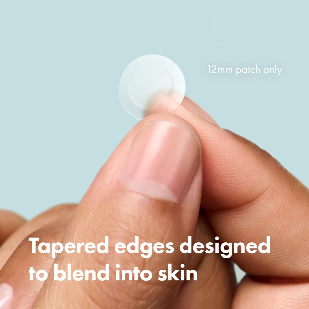 Mighty Patch™ Invisible+ Patch – The Barely-There Daytime Hydrocolloid Acne Pimple Patch for Covering Zits and Blemishes, Tapered Edges Designed to Blend Into Skin (72ct)